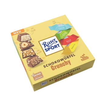 Ritter Sport Schokowürfel Crunchy, 4 Sorten, 153g
